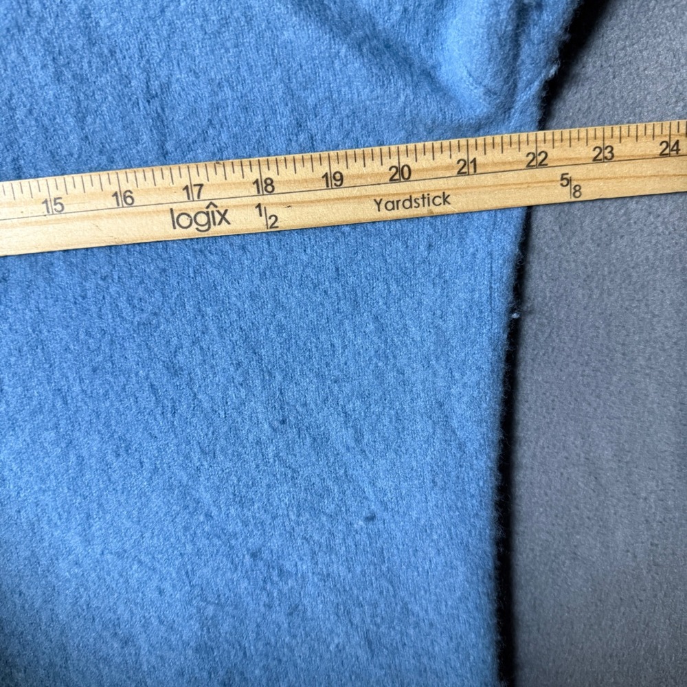 Van Winkle & Co 100% Cashmere Longline Open Cardigan Duster Blue XL - Picture 5 of 7